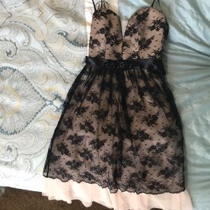 Lacey Embellished homecoming dress